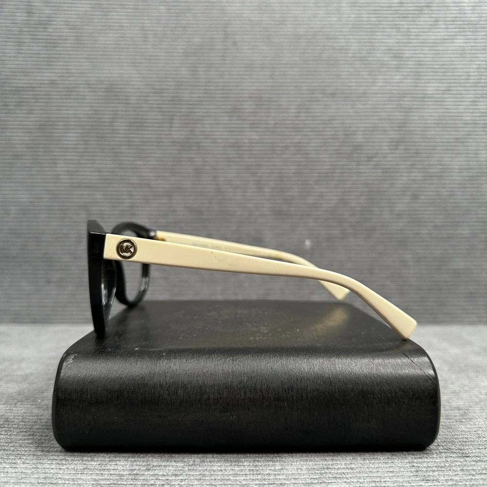 Michael Kors MK 6019 Champagne Beach Black Cream Cat Eye Y2K Eyeglass 53-20-135